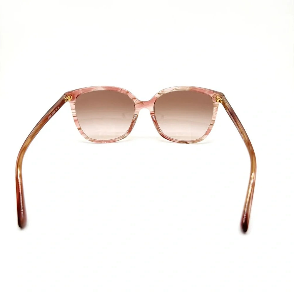 Michael Kors Pink and Brown Sunglasses with Oversized Frame Women